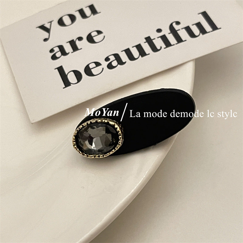 Wholesale Vintage Frosted Pearl Rhinestone Hairpin Head